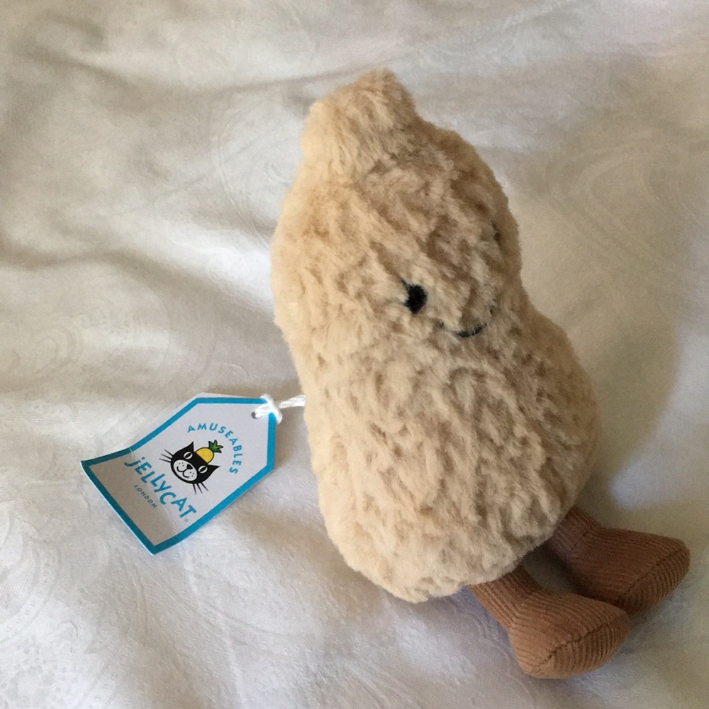 Authentic Jellycat Amuseables Peanut w/bag - Picture 8 of 12